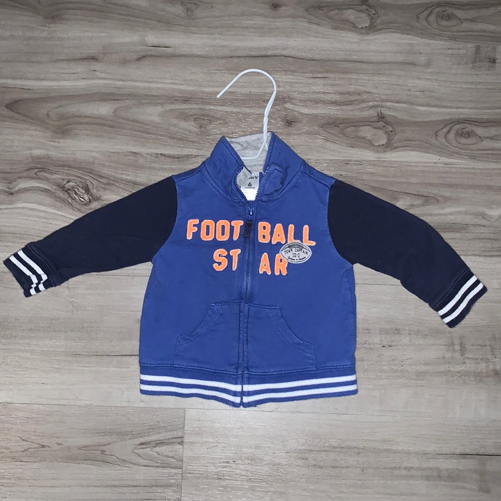 Carter’s zip up jacket 6M VGUC